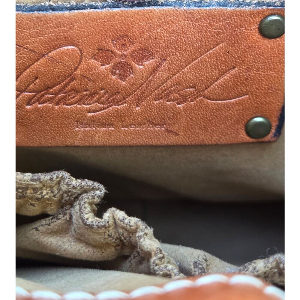 SOLD Patricia Nash Lari British Tan Leather Crossbody | Western Boho - Picture 8 of 11